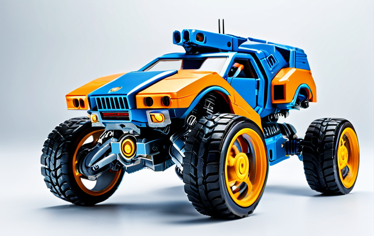 A high-quality transforming toy, mid-transformation from a sleek, futuristic vehicle into a detailed mechanical robot, captured in a dynamic, action-oriented shot. The intricate engineering and fluid mechanism are highlighted, showcasing precise articulations, perfectly aligned panels, and robust, durable plastic materials. Studio lighting, sharp focus, professional photography, clean background, vibrant colors. safe for work, appropriate content, fully formed, professional, perfect anatomy, correct proportions, natural transformation.