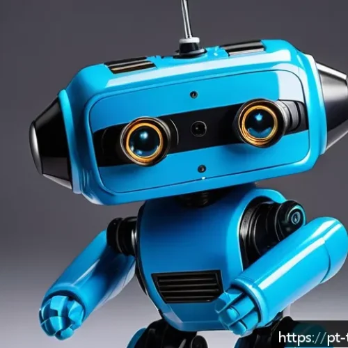 터닝메카드 완구의 소재와 안전성 - A close-up, highly detailed image of a high-quality children&rsquo;s toy robot made from durable ABS and p...